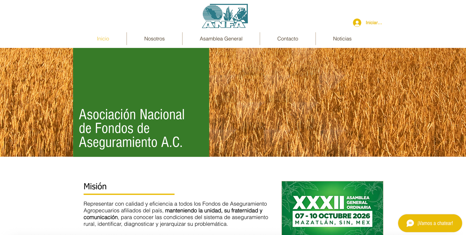 Página web de ANFA